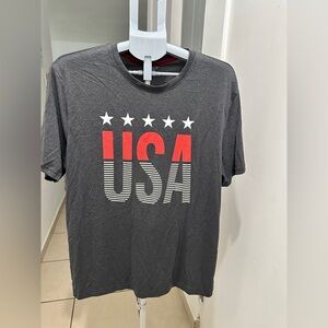 Old Navy Gray USA Graphic Men's T-Shirt